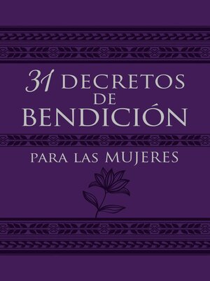 cover image of 31 decretos de bendición para las mujeres